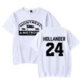 thumbnail image 1 of Heated Rivalry Shane Hollander 24 T-shirt Women Men Round Neck Short Sleeve Tee Casual Streetwear Tops, 1 of 2