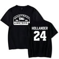 thumbnail image 1 of Heated Rivalry Shane Hollander 24 T-shirt Women Men Round Neck Short Sleeve Tee Casual Streetwear Tops, 1 of 2