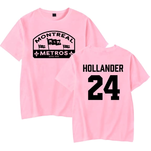 Heated Rivalry Shane Hollander 24 T-shirt Women Men Round Neck Short Sleeve Tee Casual Streetwear Tops