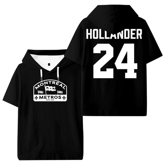 Heated Rivalry Shane Hollander Hooded T-shirt Short Sleeve Sport Tee Women Men Outdoor Streetwear Tops