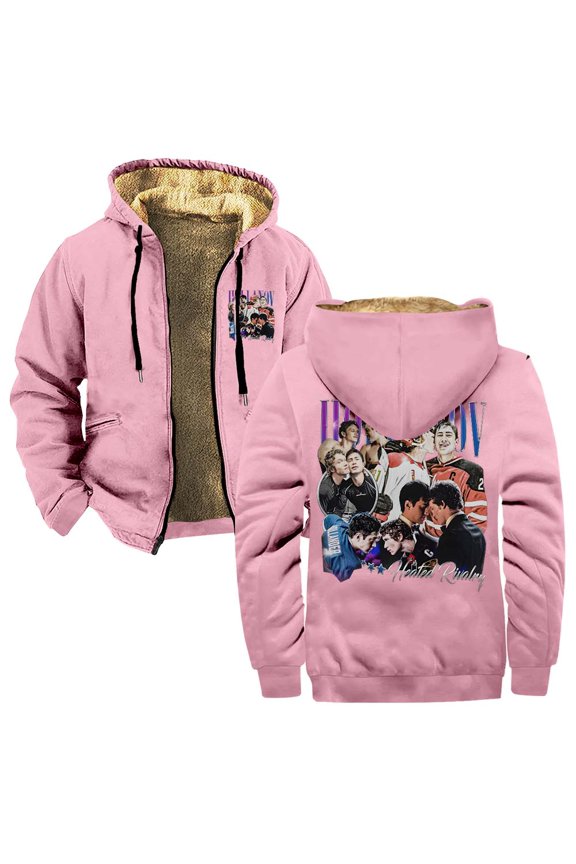 Heated Rivalry Shane Hollander‌ Ilya Rozanov Hollanov Zipper Hoodies Women Men Jacket Parkas Long Sleeve Streetwear Coat