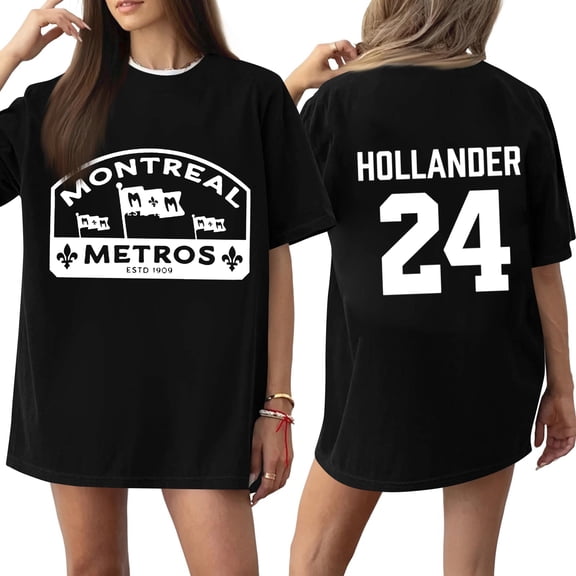 Heated Rivalry Shirt Heated Rivalry Clothes Heated Rivalry Stuff Heated Rivalry Tops No.24 Hollander Heated Rivalry Mens Womans Eversoft T-Shirt, Moisture Wicking & Breathable, Black-L