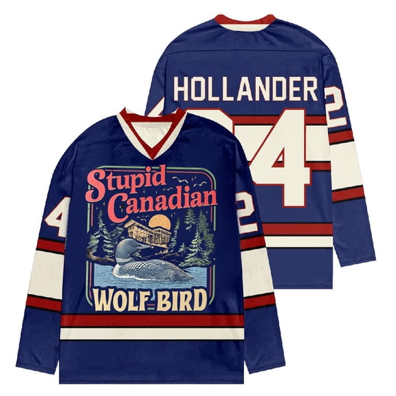 Heated Rivalry Shirt Heated Rivalry Stuff Heated Rivalry Top Heated Rivalry Merch Heated Rivalry Sweatshirts Hocky Mock Neck Pullover Quilted Sweatshirt Knit Long Sleeve, Blue L