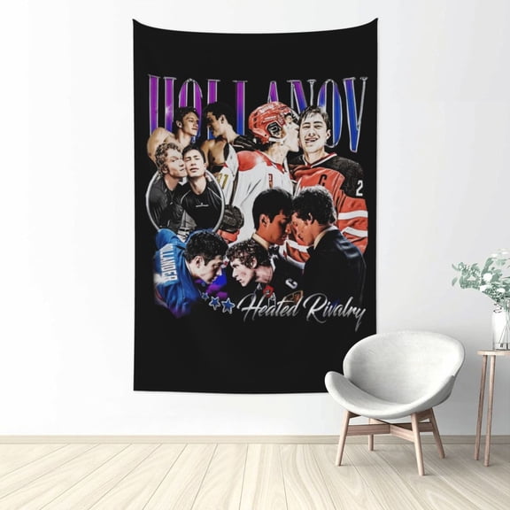 Heated Rivalry Wall Tapestries for Bedroom Aesthetic Living Room Office Decor 60x40in