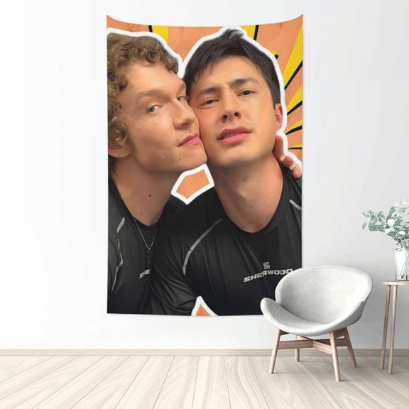 Heated Rivalry Wall Tapestries for Bedroom Aesthetic Living Room Office Decor 60x40in