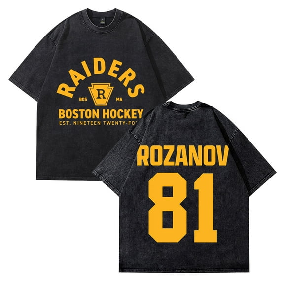 Heated Rivalry merch Ilya Rozanov ice Hockey Tshirt crewneck short sleeve 100% Cotton Vintage Washed tshirt men/women tops