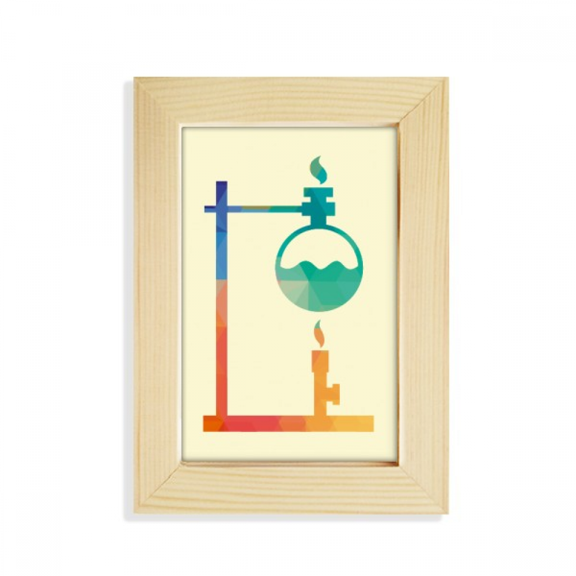 Heated Round Bottomed Flask Chestry Desktop Display Photo Frame Picture Art Painting 5x7 inch