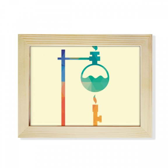 Heated Round Bottomed Flask Chestry Desktop Photo Frame Picture Art Decoration Painting 6x8 inch