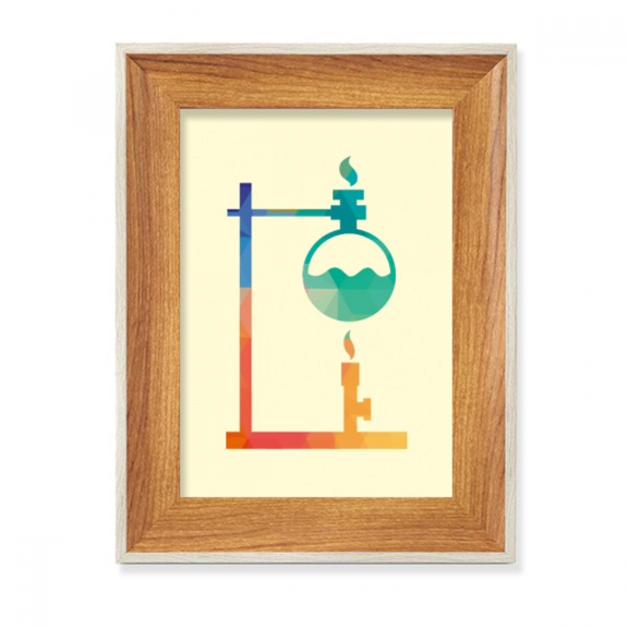 Heated Round Bottomed Flask Chestry Desktop Wooden Photo Frame Display Picture Art Painting Multiple Sets