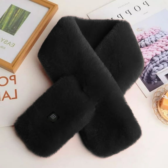 Heated Scarf With Neck Heating Pad - Heated Neck Wrap For Men And Women As Warming Scarf Shawl Winter Scarfs Women Headscarf Hair Satin Scarf Knitted Scarves with Keyholes Hair Scarf Silk Large Satin