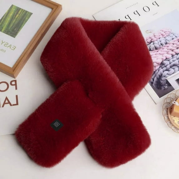 Heated Scarf With Neck Heating Pad - Heated Neck Wrap For Men And Women As Warming Scarf Shawl Winter Scarfs Women Headscarf Hair Satin Scarf Knitted Scarves with Keyholes Hair Scarf Silk Large Satin