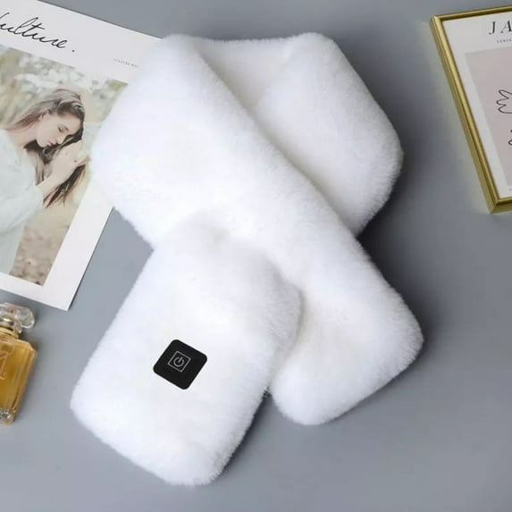 Heated Scarf With Neck Heating Pad - Heated Neck Wrap For Men And Women As Warming Scarf Shawl Winter Scarfs Women Headscarf Hair Satin Scarf Knitted Scarves with Keyholes Hair Scarf Silk Large Satin