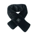 thumbnail image 1 of Heated Scarf for Women Men Fashion Faux Fur Soft Winter Scarf Washable USB Neck Heating Pad with 3 Speeds Heating Winter Warm Thermal Neck Brace Scarves, 1 of 3