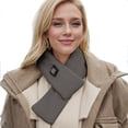 thumbnail image 1 of Heated Scarf for Men Women Thermal Warm Neck Gaiters Unisex Couples Casual Solid Color Winter Scarves, 1 of 3