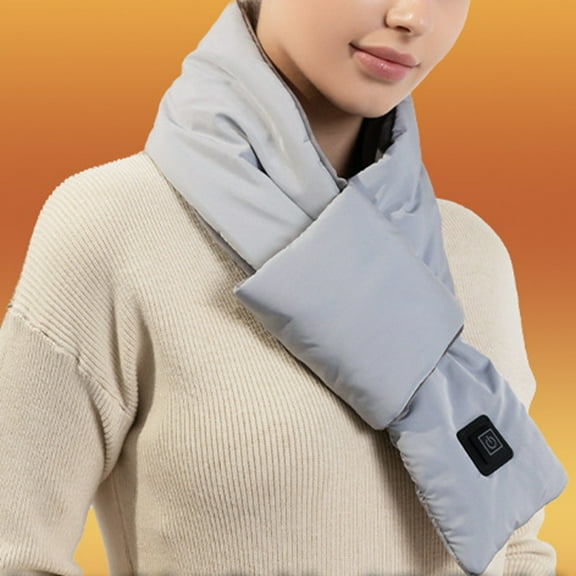 Heated Scarf for Women Rechargeable, USB Mini Cordless Electric Heated Neck Warmer