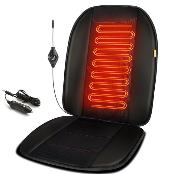 Heated Seat Cushion for Car, Enlarged Fast Heating Seat Cover, Winter Seat Warmer for Car