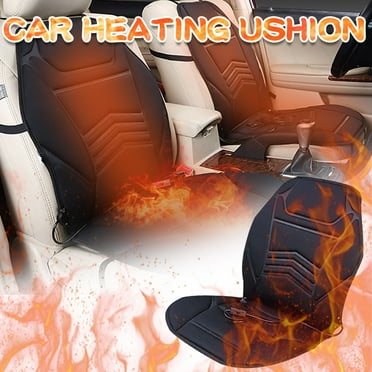 Heated Seat Covers for Cars,Winter Seat Warmer for Car Front Seat, Seat Cushion with Fast Heat Massage Chair Pad, Car Seat Massager for Vehicle