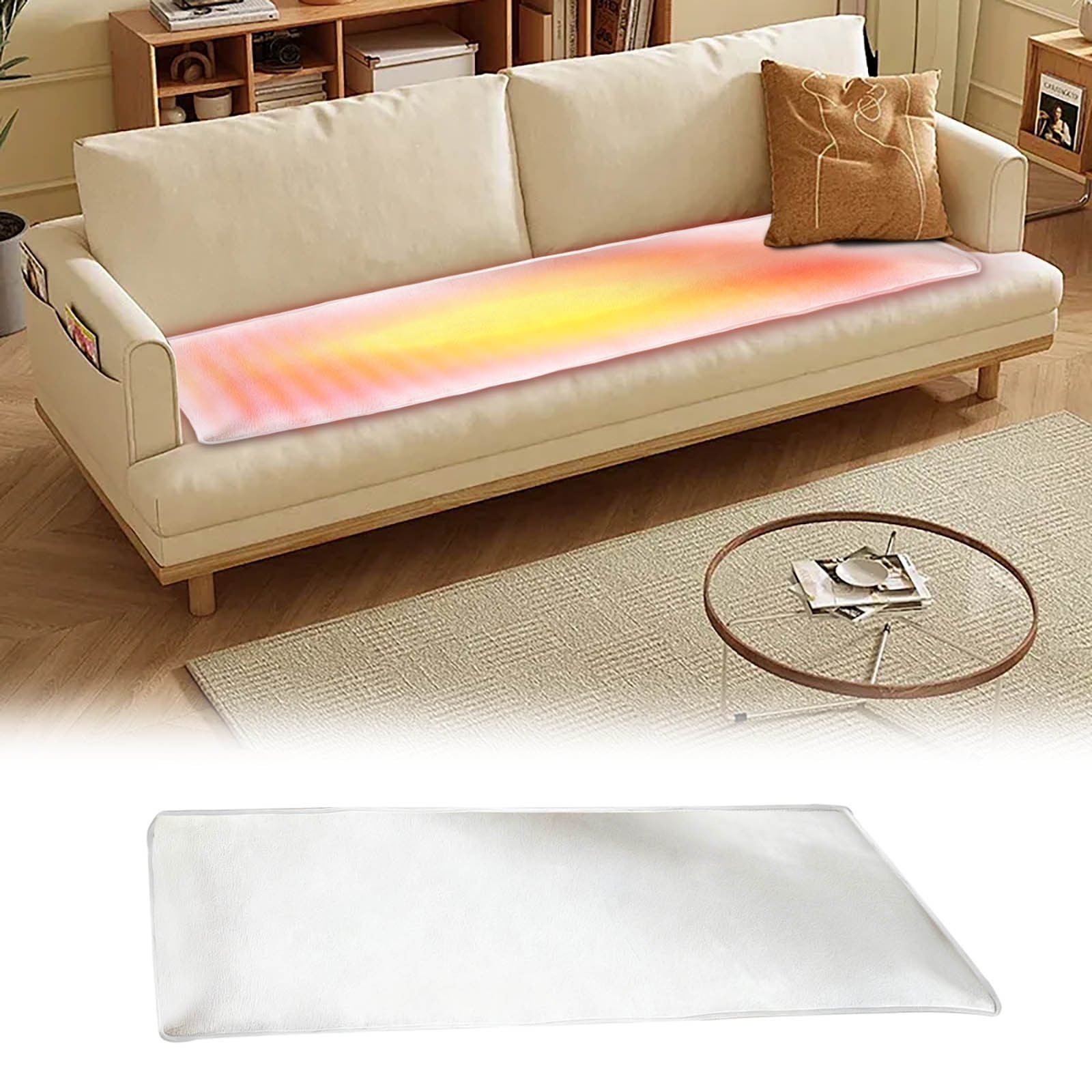 Heated Seat Cushion,Adjustable Temperature Heating Pad for Office Sofa,Electric Warmer Blanket with Overheat Protection,Portable Heated Mat for Outdoor Indoor Use,Fast Heating Technology Cushion