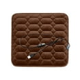 thumbnail image 1 of Heated Seat Cushion Foldable Seat Cover Pads Stadium Seats for Office Outdoor Camping Hiking (Coffee), 1 of 8