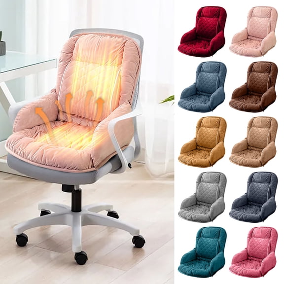 Heated Seat Cushion, Large Heating Area Heated Seat Cover Therapy Heating Pad for Back, Office Chair, Thigh, Lumbar, Hip
