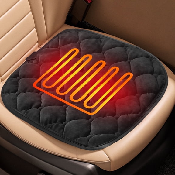 Heated Seat Cushion Office Chair Heating Pad USB Heated Car Seat Cover Portable Seat Warmer Heated Chair Pad for Office Car Truck SUV Outdoor Camping Home