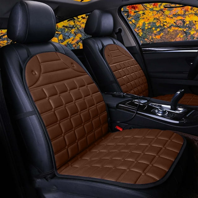 Heated Seat Cushion for Office Chair - Thick and Soft Warm Seat Cover in Winter- Easy Controller to Relieve Fatigue and Reduce Stress - Comfortable Heating Pad with Power Adapter for Home Etc.