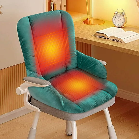 Heated Seat Cushion for Office Chair with Temperature Control, Back and Seat Heating - for Office/Home Use