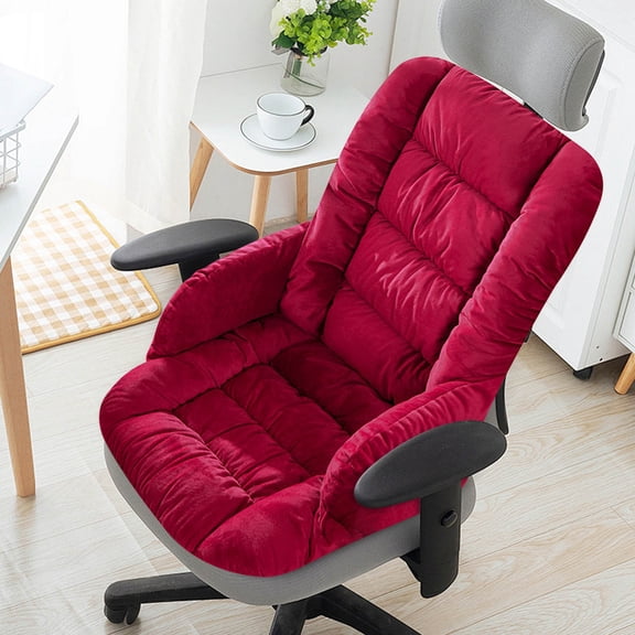 Seating Cushions, Cushion with Lumbar Support for Office Chair, Winter Warm Fart-Proof Cushion for Long Time Sitting, Home, Car, Computer Desk - Warmth Insulation Seat Cushion with Waist Protection
