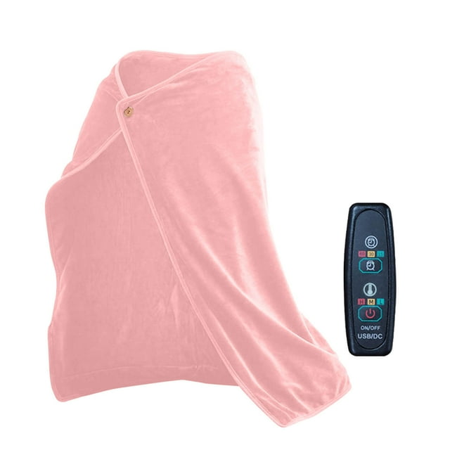 Heated Shawl Pad USB Heated Shawl Electric Heated Blanket Plush Flannel
