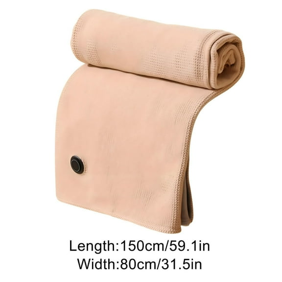 Heated Shawl Wraps for Women Soft Zipper Shawl Wraps 2025 Winter Warm USB Powered Heating Scarfe Electric Blanket (with 5000 mAh Power Bank)