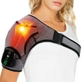 thumbnail image 1 of Heated Shoulder Brace Wrap,Electric Shoulder Heating Pad Massager ,Rechargeable Cordless Shoulder Massager with 3 Adjustable Vibrations for Men Women, Heated Shoulder Massage for Relax, 1 of 13