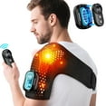 thumbnail image 1 of Heated Shoulder Wrap with Remote Controller, Heated Shoulder Brace Shoulder Massager with 4 Motors Vibration, Cordless Shoulder Heating Pad with 5 Heat, Fit Left Right, 1 of 10