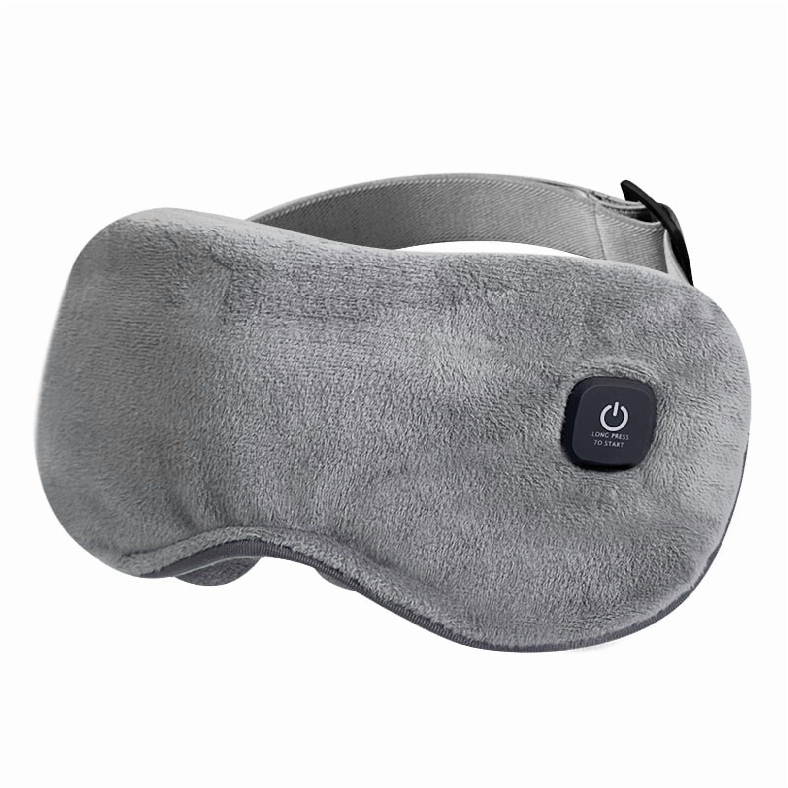 Heated Sleep Mask, 100% Blackout 3D Contoured Eye Mask for Sleeping with Removable Graphene Heating Pad, A USB-Powered Travel Essential for Men and Women