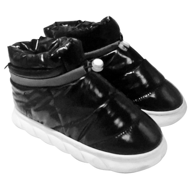 Heated Slippers Women Men High Top Foot Warmer Shoes with 5000mAh