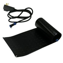Heated Snow Melting Mat For Outdoor Walkways Rubber Anti-Slip Ice Melting Mat With 6Ft Power Cord Winter Safety Rug