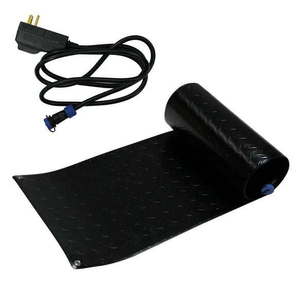 Heated Snow Melting Mats For Outdoor Walkways Rubber Heated Ice Melting Mats With 6ft Separate Power Cord Heated Rug For Winter