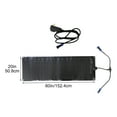 thumbnail image 1 of Heated Snow Melting Mats For Outdoor Walkways, Heat Track Mats,Non-Slip Rubber Heated Ice Melting Mats With 10Ft Separate Power Cord, Heated Rug For Winter, 1 of 1