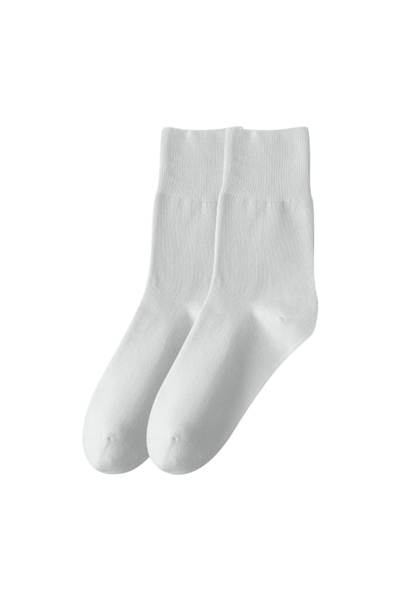 10 Pairs Heated Socks Casual Thin Sweat Absorbent Solid Color Mid Tube Unisex Crew Socks,Light Gray,A