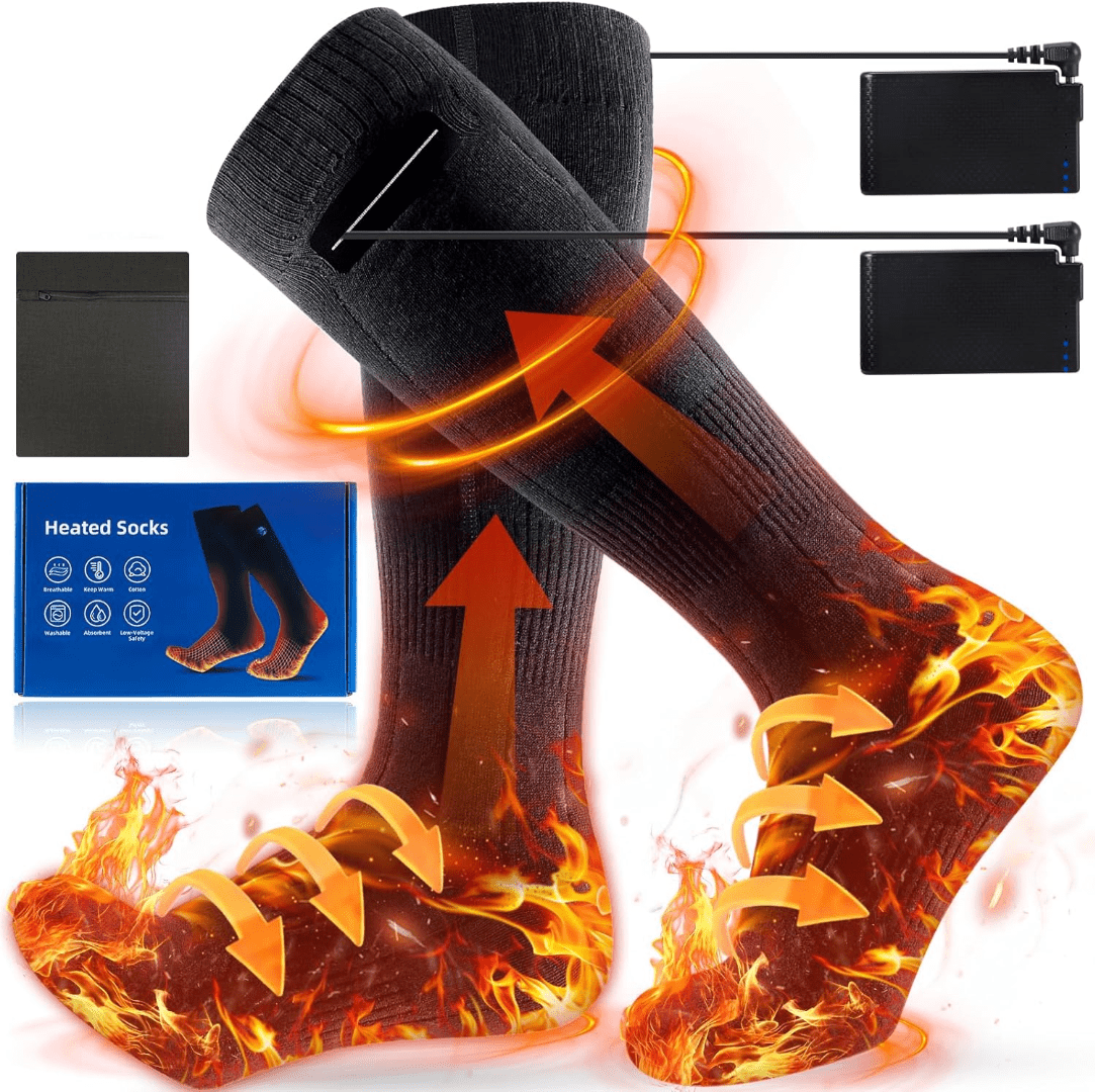 Heated Socks, 2025 Rechargeable 5000mAh Extra Large Battery With APP - 6