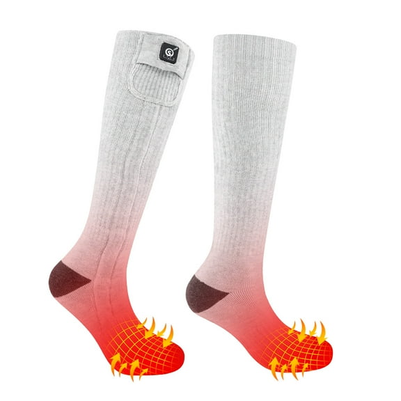 Heated Socks for Men Women,7.4V 2200mah Electric Rechargeable Battery Warm Winter Socks,Cold Weather Thermal Heating Socks Foot Warmers for Hunting Skiing Camping