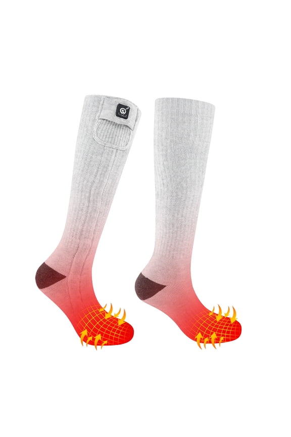 Heated Socks for Men Women,7.4V 2200mah Electric Rechargeable Battery Warm Winter Socks,Cold Weather Thermal Heating Socks Foot Warmers for Hunting Skiing Camping
