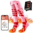 thumbnail image 1 of Lobmouse Heated Socks for Men Women, 7.4V Rechargeable Electric Socks with 3.5 Hour Fast Charge,Foot Warmer Socks for Men Women for Hunting, Camping, Hiking, Cycling, Outdoor Work,APP-Controlled, 1 of 8