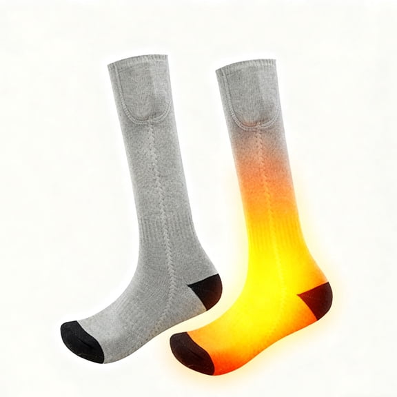 Heated Socks for Men Women Rechargeable,Washable,Battery Heated Socks with 3 Heating Levels for Camping,Hiking,Hunting,Skiing,Walking,Fishing,Sports Outdoors