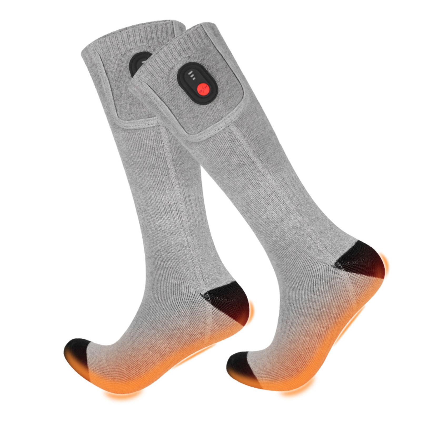 Heated Socks for Men & Women, Rechargeable Electric Heated Socks Winter Foot Warmers Suitable for Skiing Cycling Hunting
