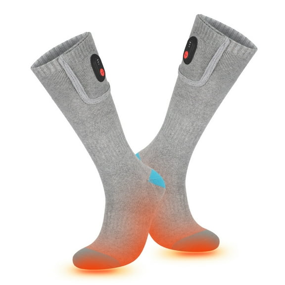 Heated Socks with 3 Heating Settings Winter Foot Warmer Sock Rechargeable 4000mAH Powered Electric Heating Socks