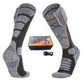 thumbnail image 1 of Heated Socks with 4000mAh Rechargeable Batteries, Washable Thermal Socks with 3 Heating Levels, Up to 60 ℃/140 ℉, 1 of 7
