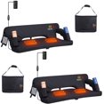 thumbnail image 1 of Heated Stadium Seat with Back Support, Oversized Bleacher Seats, Stadium Chairs with Back and Cushion, Floor Chair, Ultralight, Foldable, Thick Padding (2-Pack Heated), 1 of 6