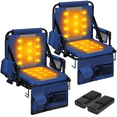 thumbnail image 1 of SPECSTAR 35W Heated Stadium Seats 2-Pack w/ 20000mAh Power Bank, 3 Heat Levels, Blue&Gray, 1 of 8