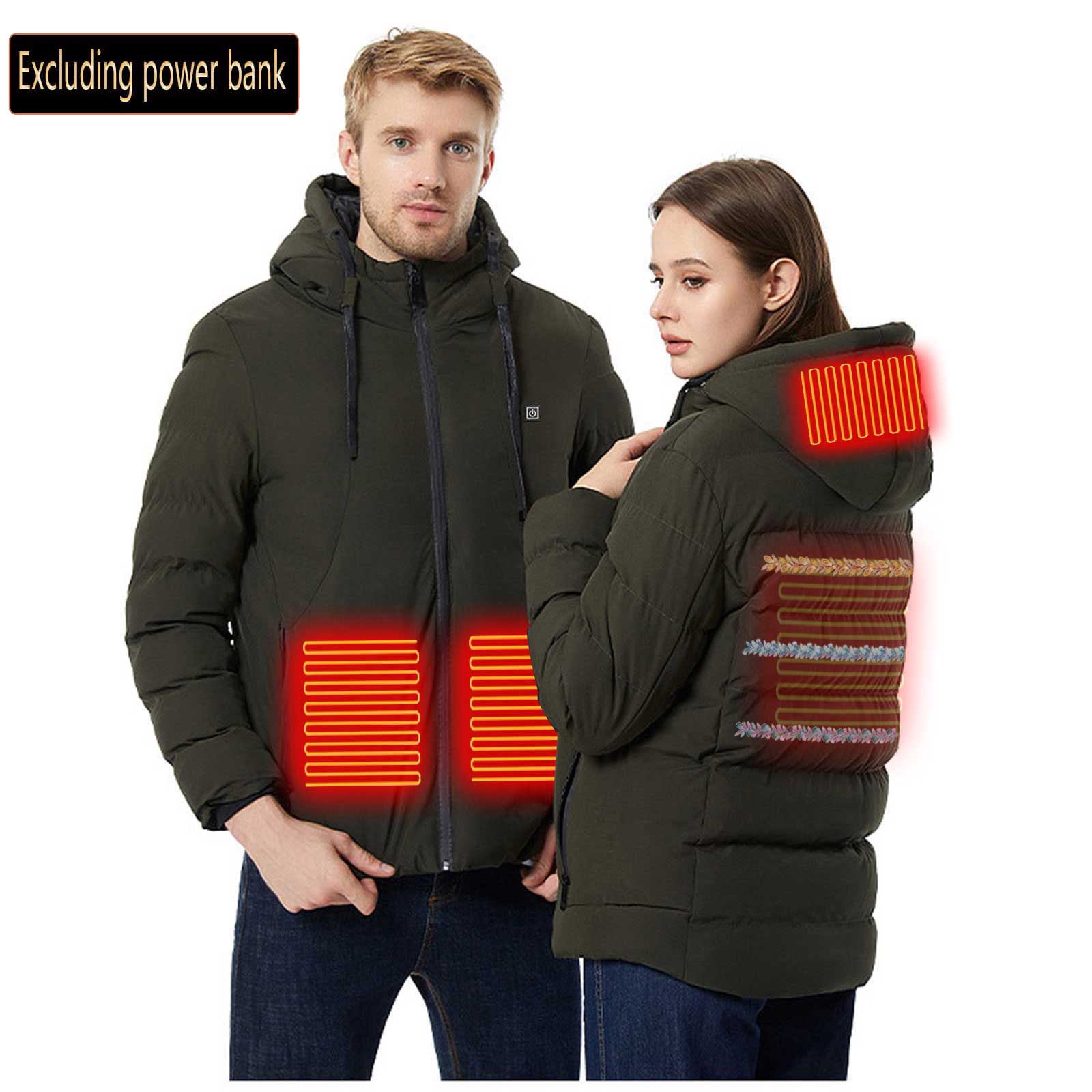 Heated Sweatshirt Women, Warm Heated Jacket for Men and Women, Heated Coat Unisex Hood Heating
