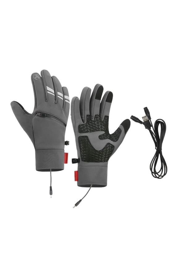 Heated Thermal Touchscreen Technology for Outdoor Activities Rechargeable Battery Heating Gloves Liners for Riding Snowboarding Hiking Cycling Hand Warmth and Comfort